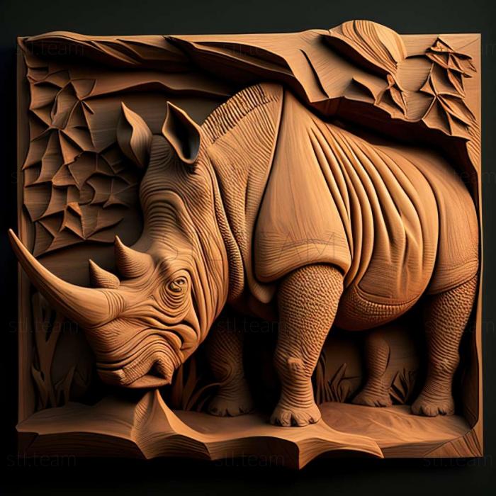 3D model Oryctes rhinoceros (STL)